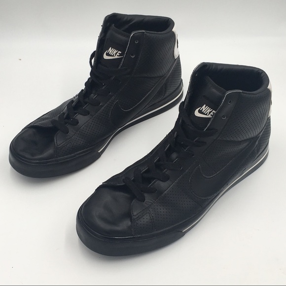 Nike Other - Nike Blk Leather 354701 Sz 10.5